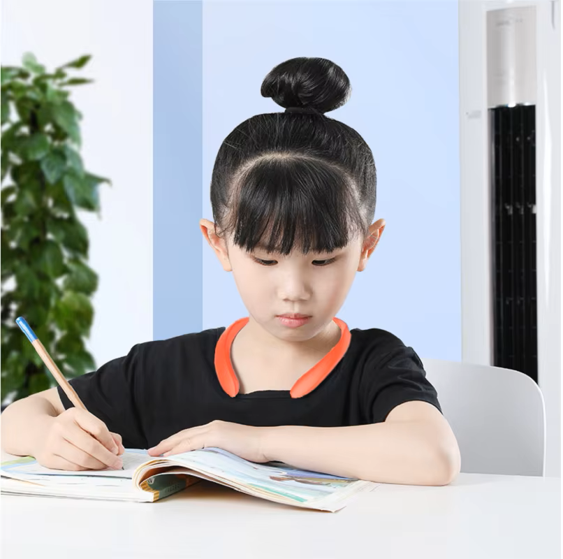 Smart Posture Sensor - HOMEFISH HOMEFISH 大人と子供向けスマート姿勢矯正器 マイクロ振動 背中・首の猫背姿勢トレーニングリマインダーセンサー