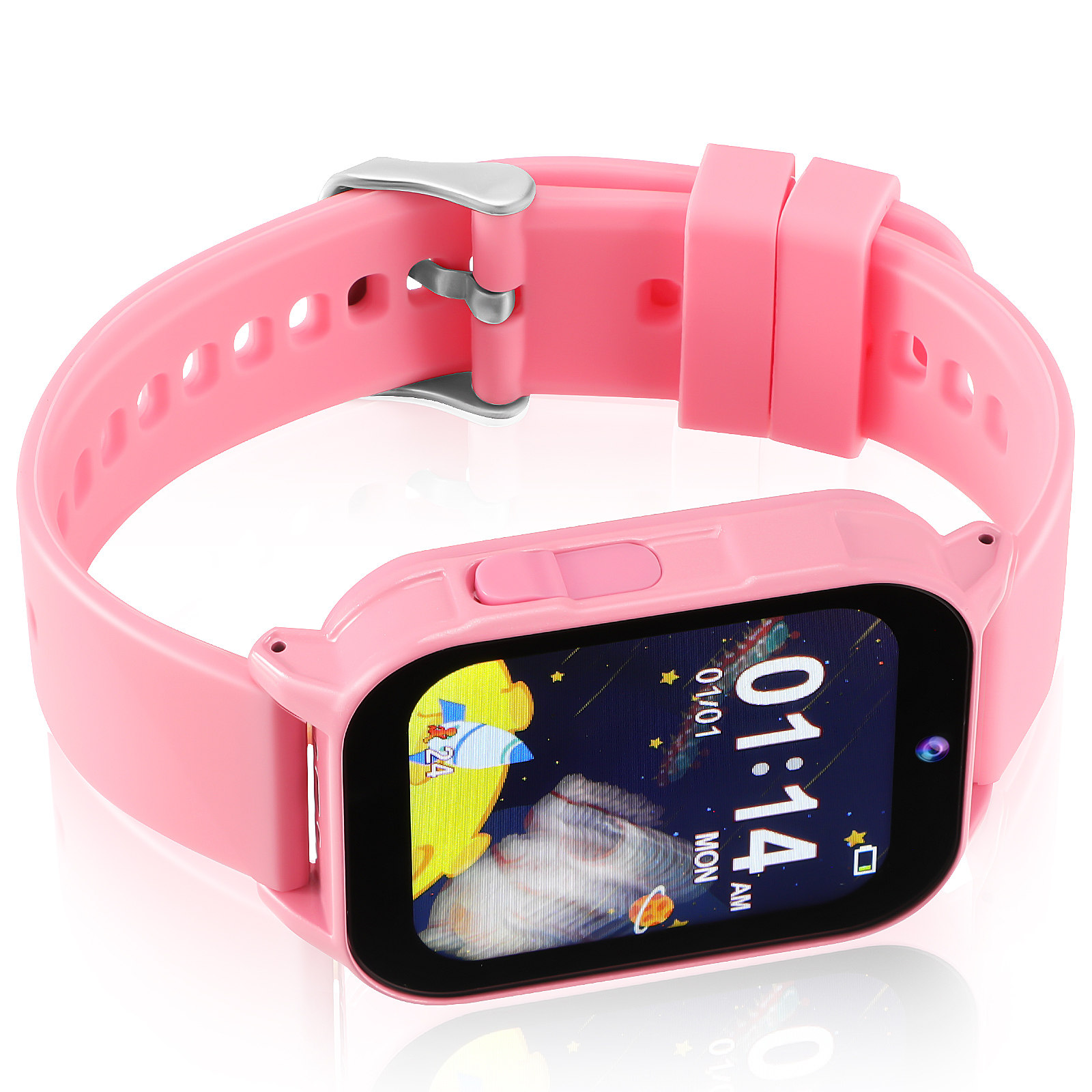 Smart Watch Kids - 子供用デジタル腕時計 ゲーム付き スマートウォッチ 軽量で快適 学校スポーツ ストップウォッチ