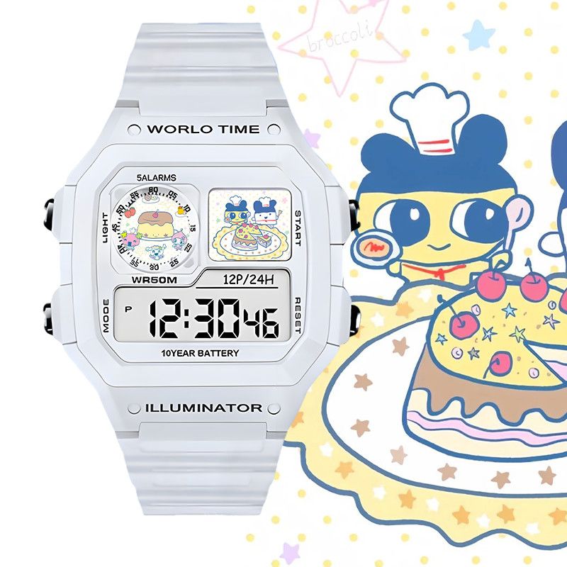 Electronic Gift - たまごっちスマート電子時計ビッグマウスジマミ学生用電子時計クリスマスや誕生日プレゼント