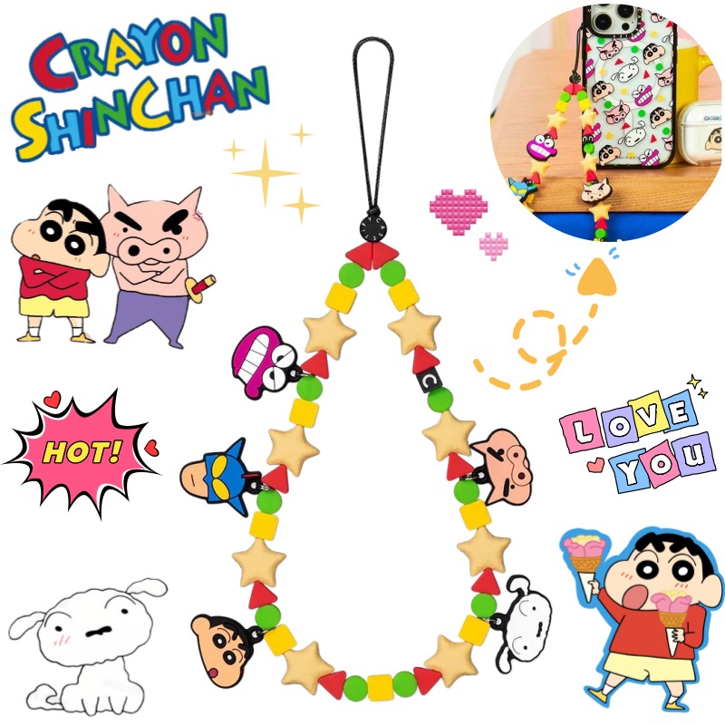 Mobile Electronics Gadgets - 新しいクレヨンしんちゃん野原信介クリエイティブアニメーション周辺機器漫画携帯電話吊り下げチェーンかわいいオールマッチストラップ