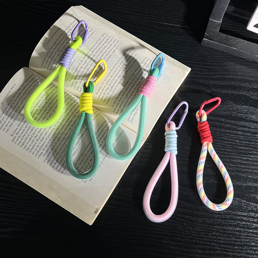 Mobile Electronics Gadgets - メッシュランドヤード蛍光ペンダント携帯電話バッグロープキーホルダーファッションクリエイティブ装飾キーコードアクセサリーリストストラップ