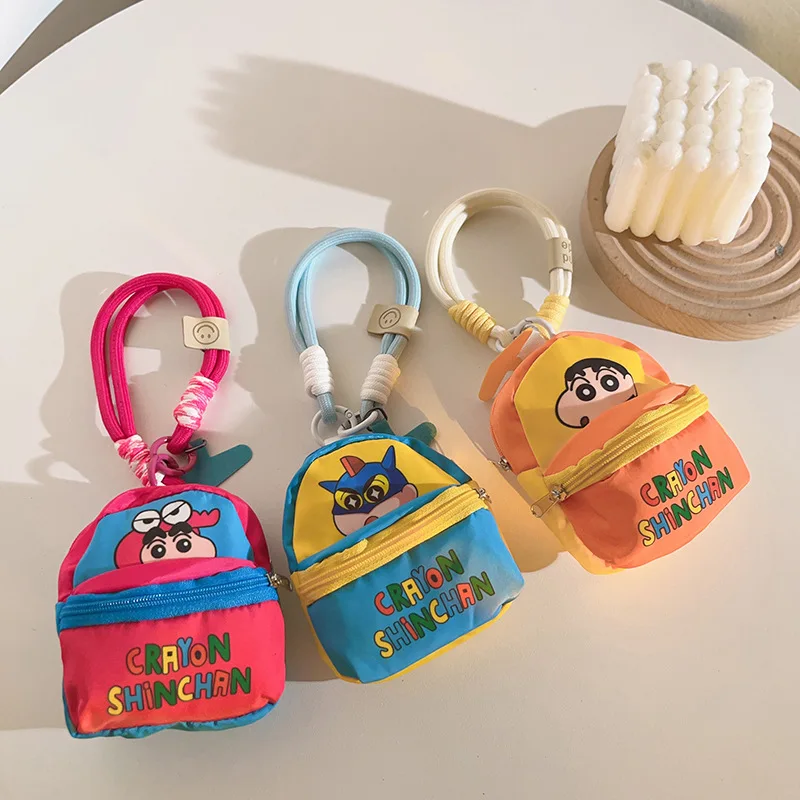 Electronic Gift - アニメクレヨンしんちゃん携帯電話バッグ、ネックストラップ、小銭入れ、Bluetooth収納バッグ、紛失防止バッグ、誕生日プレゼント用収納バッグ