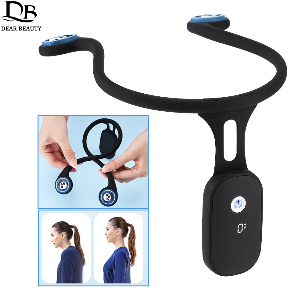 Smart Posture Sensor - スマート姿勢矯正装置背中振動リマインダー姿勢トレーニング矯正装置大人子供用猫背防止視力保護
