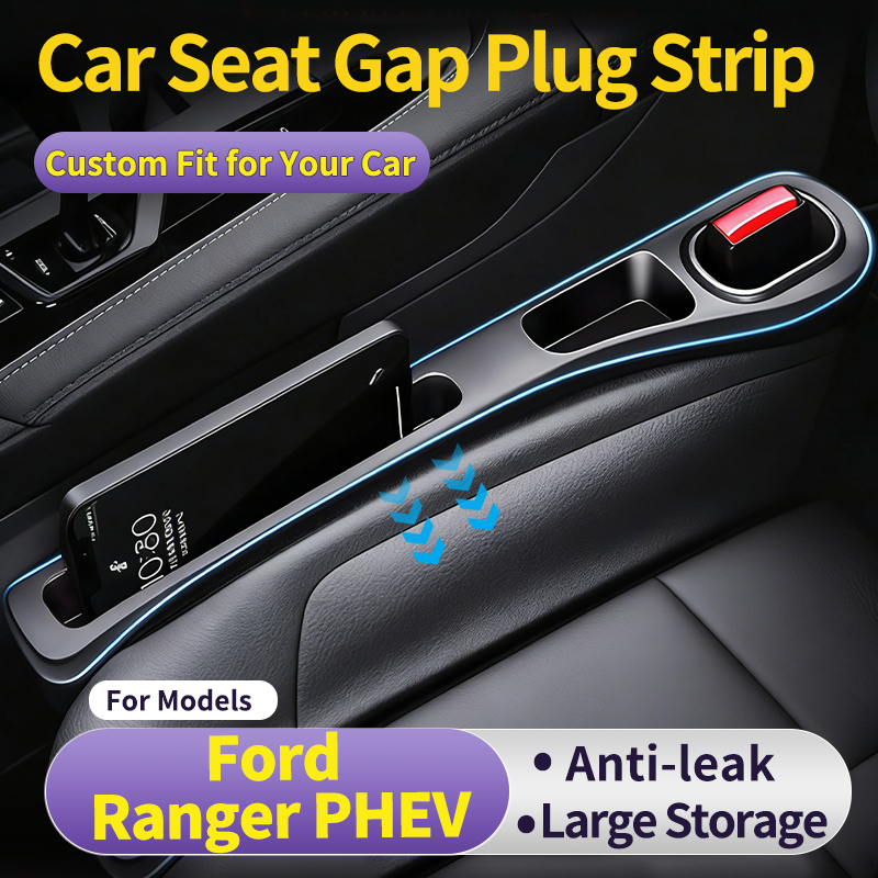 Mobile Electronics Gadgets - カスタムフィット フォード レンジャー PHEV 車用シート隙間フィラー 隙間収納