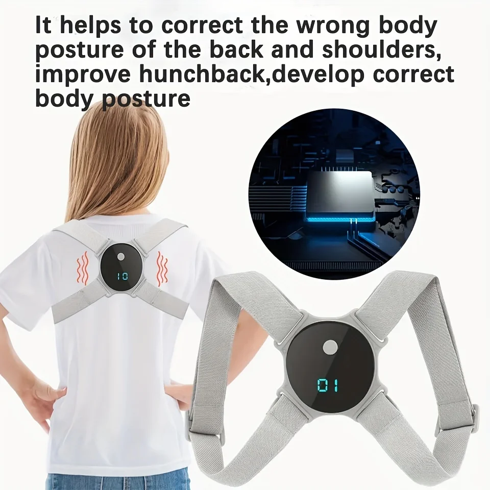 USB充電式姿勢矯正器 スマートバックショルダートレーナー  - Smart Posture Sensor のレビューと価格