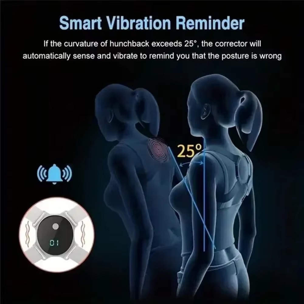 スマート姿勢コレクターバックブレース振動リマインダー目に見え - Smart Posture Sensor のレビューと価格