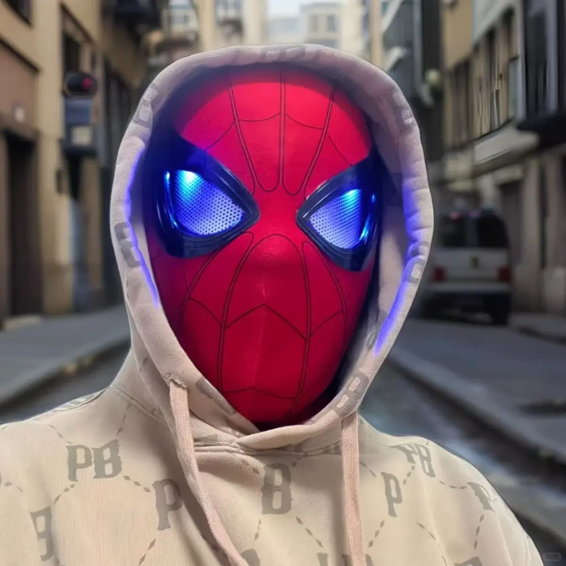 スパイダーマン ヘッドギア 可動式の目 クールなコスプレアク - Electronic Gift のレビューと価格