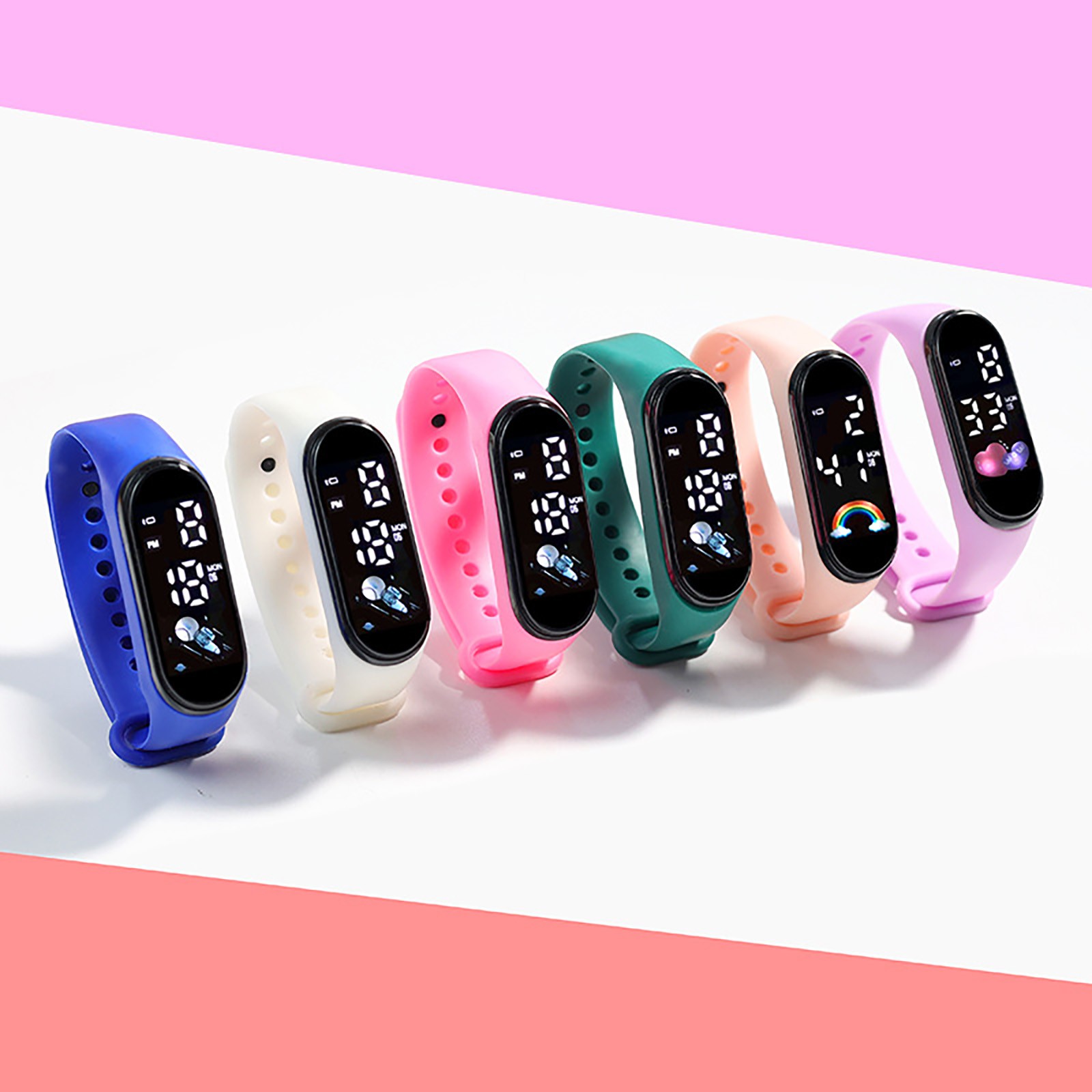 かわいいスマートウォッチ子供用ファッションアウトドア防水スポ - Smart Watch Kids のレビューと価格