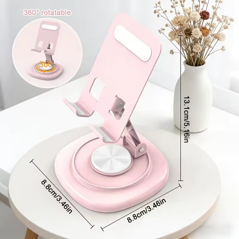 360度回転可能折りたたみ式デスクトップ電話スタンドポータブ - Mobile Electronics Gadgets のレビューと価格