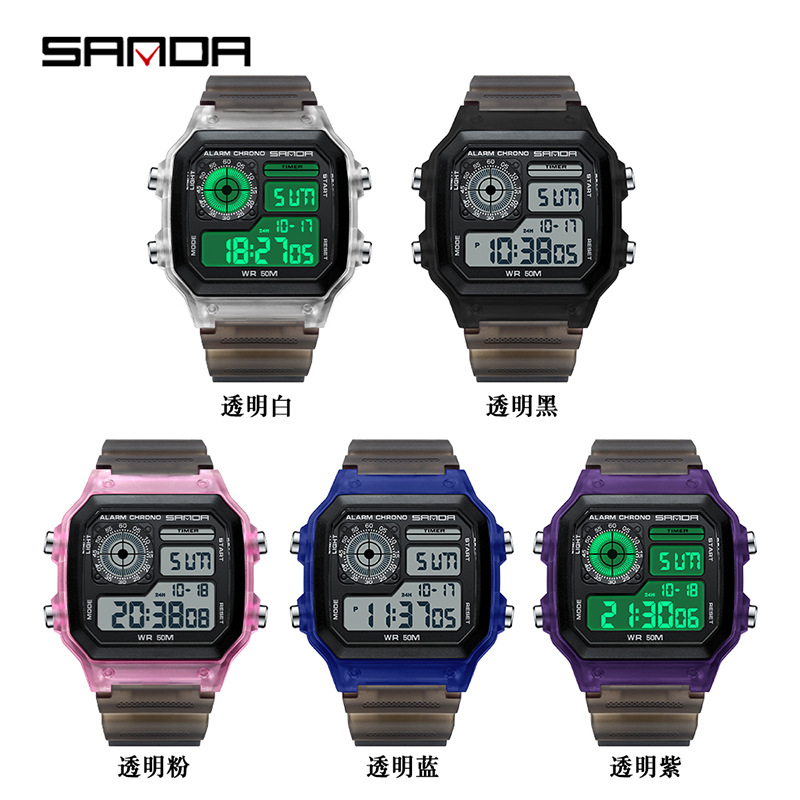 ファッションサンダトップブランドLEDデジタルスポーツクロノ - Electronic Gift のレビューと価格