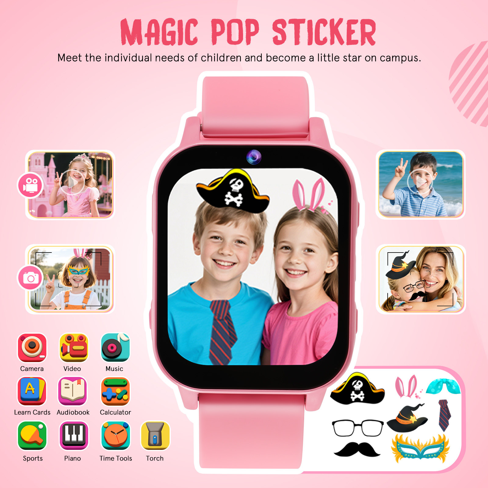 子供用デジタル腕時計 ゲーム付き スマートウォッチ 軽量で快 - Smart Watch Kids のレビューと価格