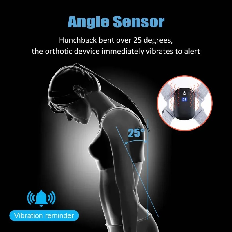 センサー付きスマート姿勢矯正器 スマート矯正装具 目立たない - Smart Posture Sensor のレビューと価格