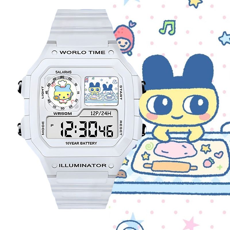 たまごっちスマート電子時計ビッグマウスジマミ学生用電子時計ク - Electronic Gift のレビューと価格