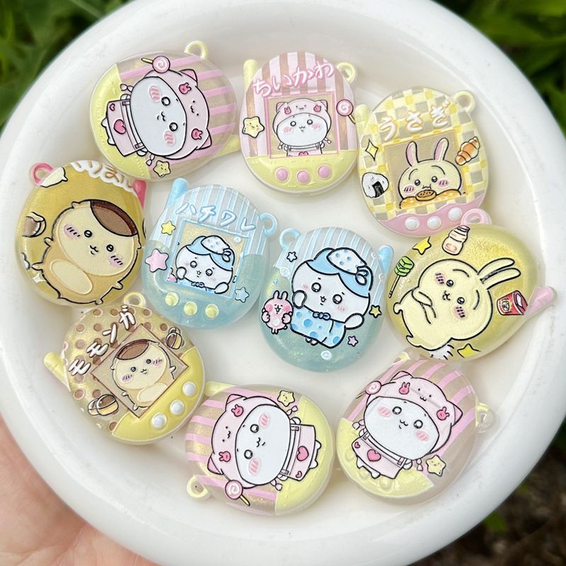 漫画風発光プリントのちいかわ穴あきキーホルダーバッグペンダン - Mobile Electronics Gadgets のレビューと価格