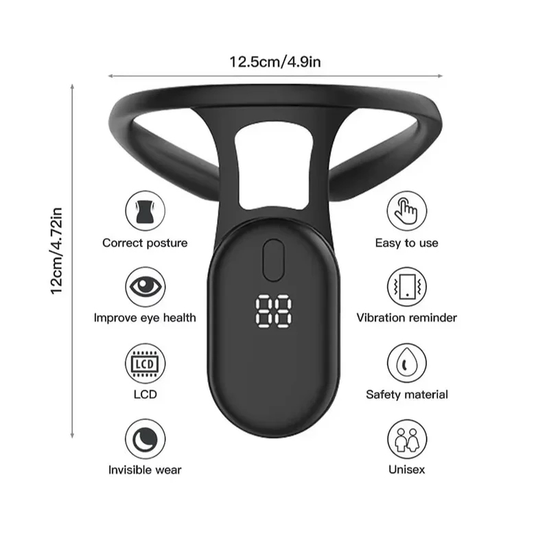 マイクロ振動スマート姿勢矯正器、大人と子供のための背中と首の - Smart Posture Sensor のレビューと価格