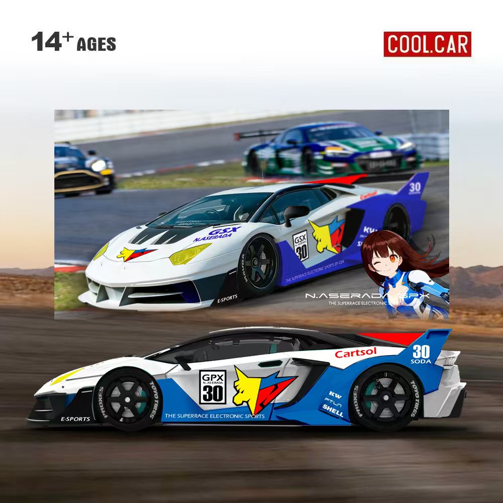 クールカー 1:64 GTEVO スーパーレース エレクトロ - Electronic Gift のレビューと価格