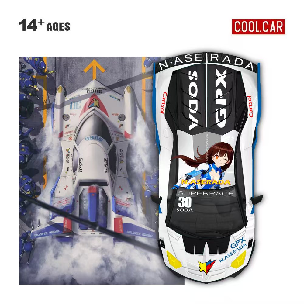 クールカー 1:64 GTEVO スーパーレース エレクトロ - Electronic Gift のレビューと価格
