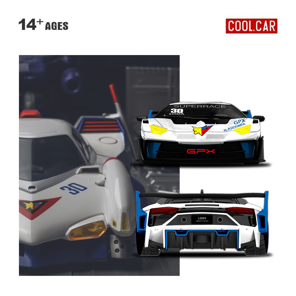 クールカー 1:64 GTEVO スーパーレース エレクトロ - Electronic Gift のレビューと価格