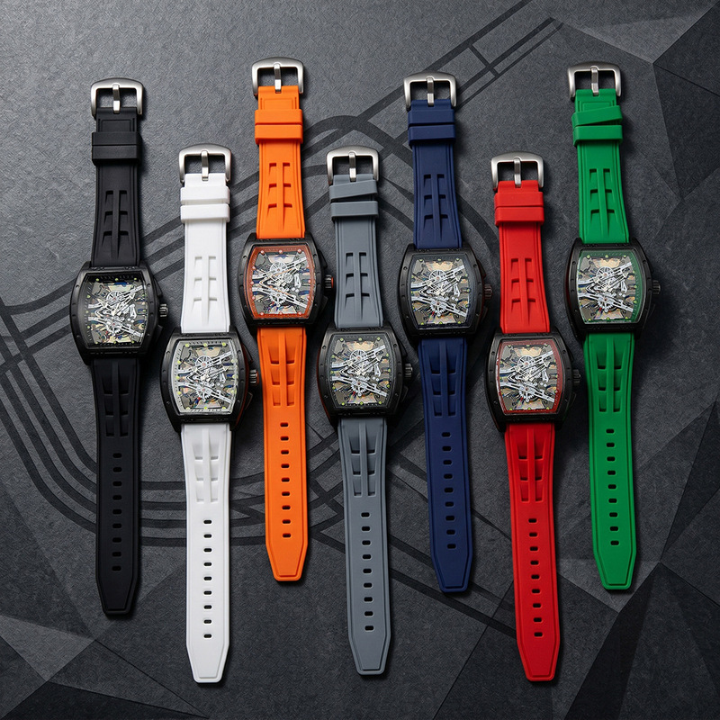 トレンディなメンズクォーツ腕時計、シリコンストラップ、男性用 - Smart Watch Kids のレビューと価格