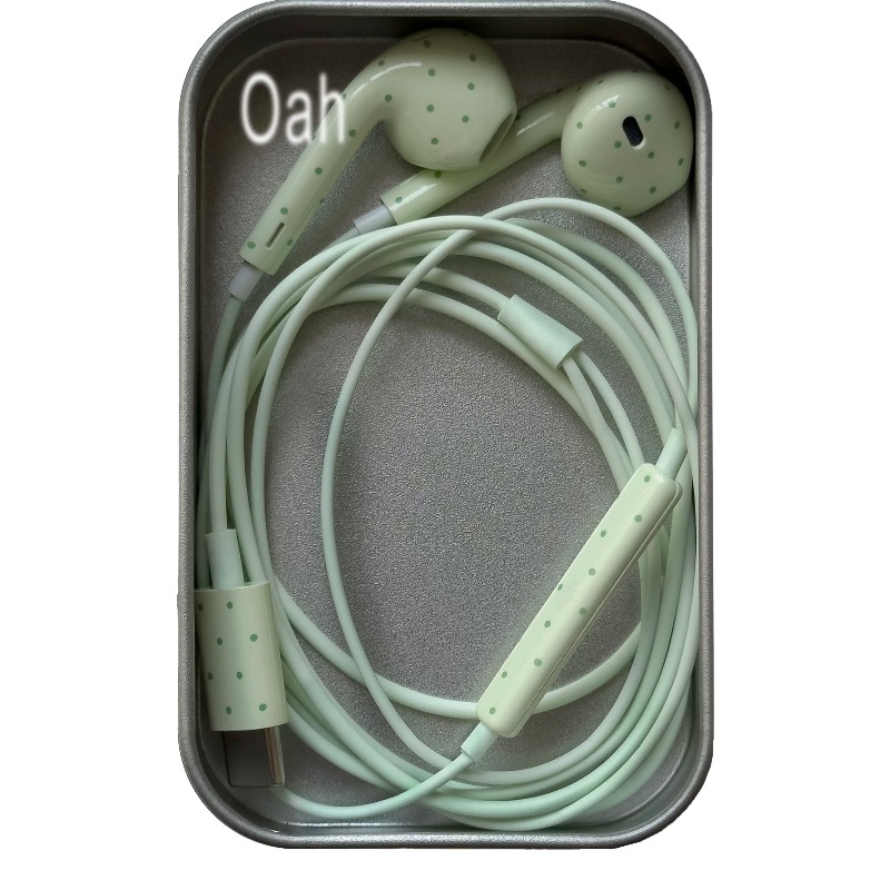 Oah ポルカドット有線イヤホン ABS 素材 Type-C - Electronic Gift のレビューと価格