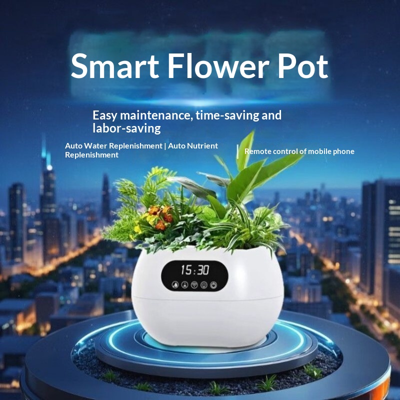 AIインテリジェント植木鉢 自動給水 栄養補給 スマホ遠隔操 - Electronic Gift のレビューと価格