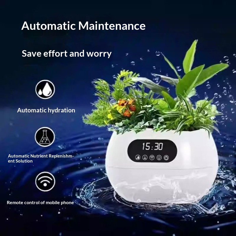 AIインテリジェント植木鉢 自動給水 栄養補給 スマホ遠隔操 - Electronic Gift のレビューと価格
