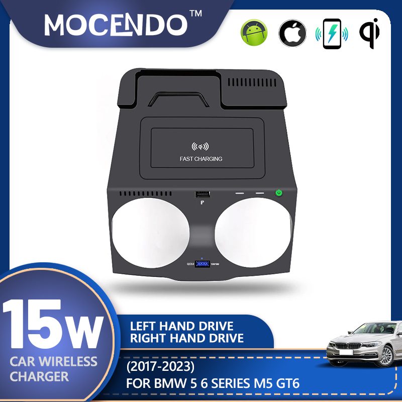BMW 5 6シリーズ G30 G38 G32 6GT 20 - Wireless Phone Charger Pad のレビューと価格