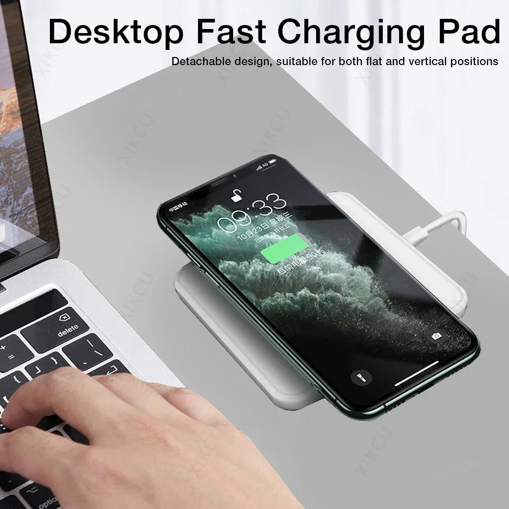 デスクトップ取り外し可能電話ホルダー スタンド充電器パッド  - Wireless Phone Charger Pad のレビューと価格