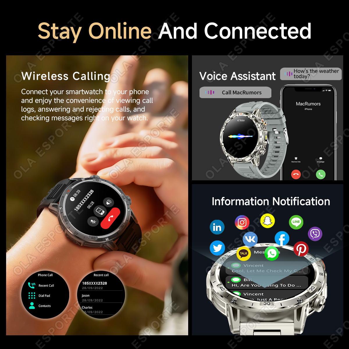 2026年新型GPSスマートウォッチ メンズ AMOLEDス - Electronics Home Gadgets のレビューと価格