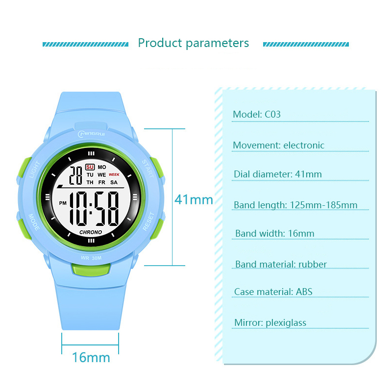 UTHAI キッズ腕時計スポーツファッション発光防水目覚まし - Smart Watch Kids のレビューと価格